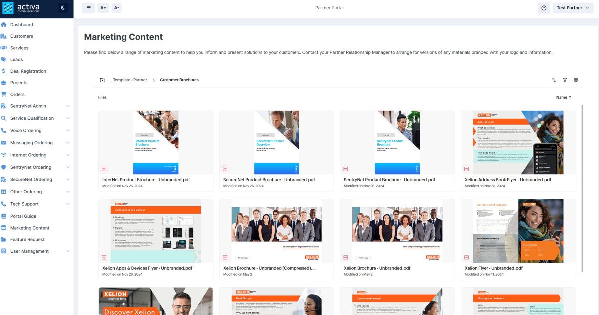 Partner Portal for MSPs