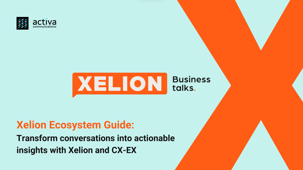 AI voice analytics and insights with Xelion and CX-EX